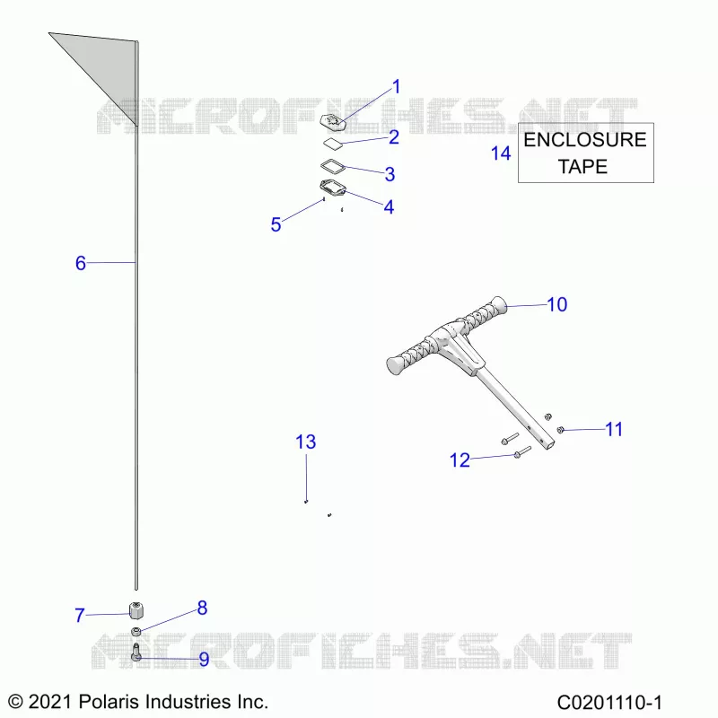 BODY, FLAG, BEACON and PASS HANDLE