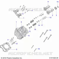 ENGINE, CYLINDER HEAD, CAMS AND VALVES