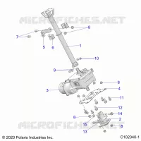 STEERING, STEERING POST  ASM.