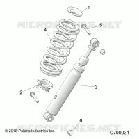 FRONT SUSPENSION SHOCK MOUNTING