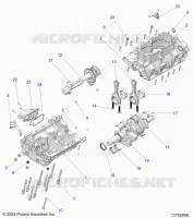 ENGINE, CRANKCASE, CRANKSHAFT