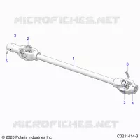 DRIVE TRAIN, FRONT PROP SHAFT