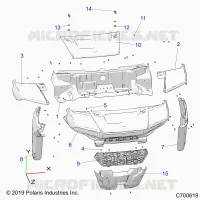 HOOD AND FRONT FACIA