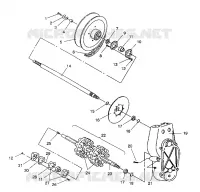 DRIVE TRAIN ASSEMBLY LITE GT/0933133 AND  STARLITE GT/0933127 (4923232323015A)
