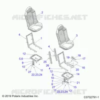 SEAT ASM. AND SLIDER
