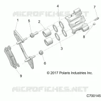 REAR BRAKE CALIPER