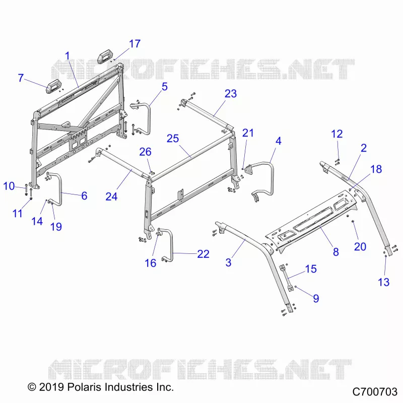 CHASSIS, CAB FRAME