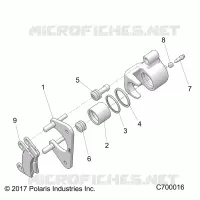 BRAKES, REAR CALIPER