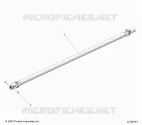 DRIVE TRAIN, FRONT PROP SHAFT