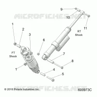 SHOCK MOUNTING, REAR SUSP.