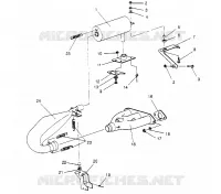EXHAUST SYSTEM  RXL 0956768 (4930783078C004)