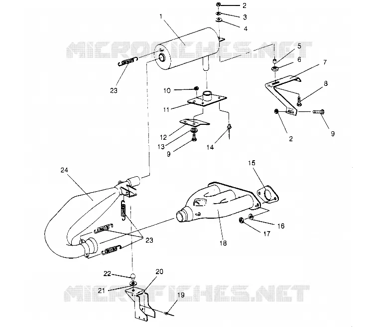 EXHAUST SYSTEM  RXL 0956768 (4930783078C004)