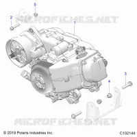 ENGINE, ENGINE AND TRANSMSSION MOUNTING
