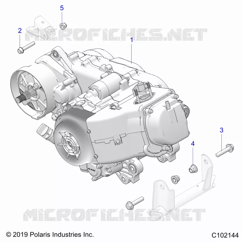 ENGINE, ENGINE AND TRANSMSSION MOUNTING