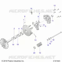 DRIVE TRAIN, PRIMARY CLUTCH