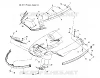 BODY, NOSEPAN BRACES AND BUMPER