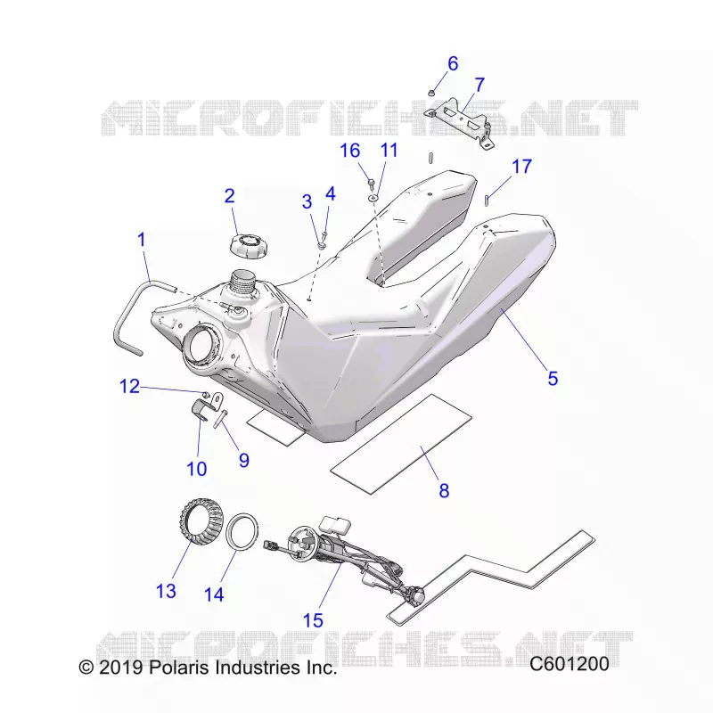 FUEL SYSTEM, FUEL TANK ASM.