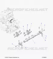 ENGINE, MOUNTING & LONG BLOCK