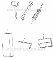 TOOL KIT    SL 900 B964291 AND INTL. SL 900 I964291 (4935583558B013)