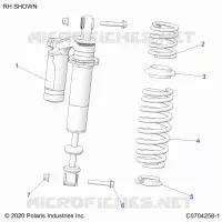 REAR SUSPENSION SHOCK