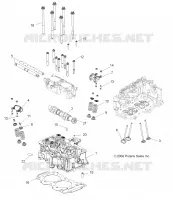 CYLINDER HEAD, CAM AND VALVES