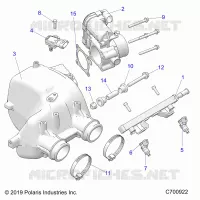 ENGINE, AIR INTAKE MANIFOLD
