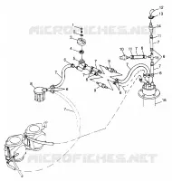 FUEL SYSTEM (DELUXE) SL 700 DELUXE B974072 AND INTL. SL 700 DELUXE I974072 (4940874087A012)