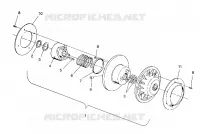 DRIVEN CLUTCH ASSEMBLY CLASSIC / 0930864 AND  CLASSIC TOURING / 0930865 (4922952295030A)