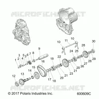 DRIVE TRAIN, GEARCASE ASM 2