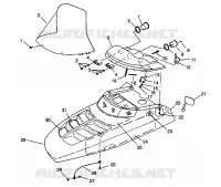 HOOD XLT TOURING 0963357 AND EUROPEAN XLT TOURING E963357 (4931923192A013)