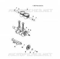 CRANKSHAFT AND PISTON