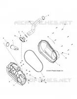 DRIVE TRAIN, CLUTCH COVER AND DUCTING