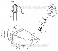 FUEL TANK SL 700 B964066 AND  INTL. SL 700 I964066 (4935633563A009)