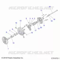 DRIVE TRAIN, PRIMARY CLUTCH