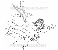 EXHAUST SYSTEM 6X6 400L
