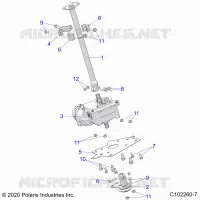 STEERING POST  AND EPS