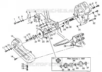 GEARCASE/BRAKE AND CHAIN COVER MOUNTING BIG BOSS 6X6 400L W97AE38A (4940814081C008)