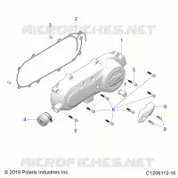 DRIVE TRAIN, CLUTCH COVER AND DUCTING