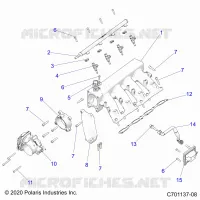INTAKE MANIFOLD, FUEL RAIL AND RELATED