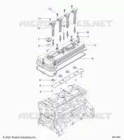 ENGINE, VALVE COVER