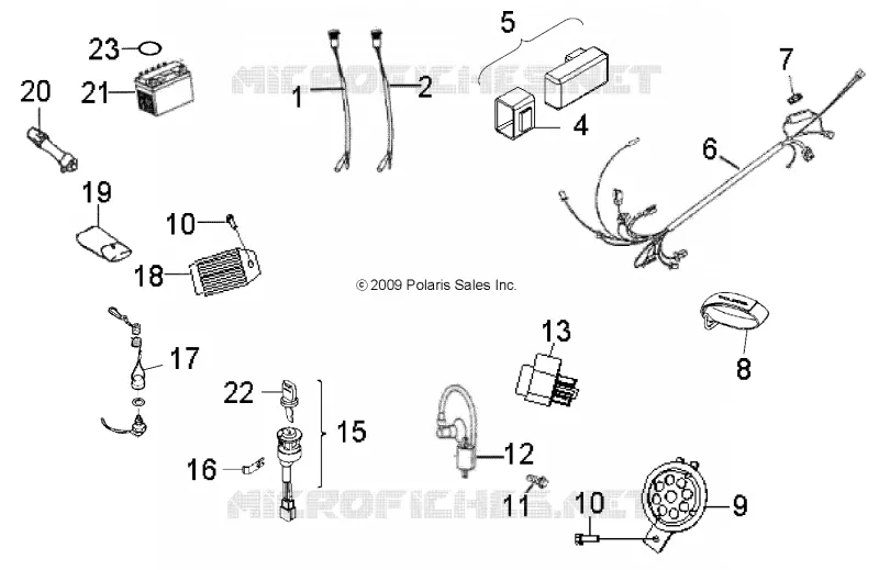 SWITCHES, HARNESS and INDICATORS