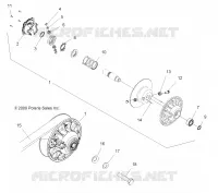 DRIVE TRAIN, SECONDARY CLUTCH