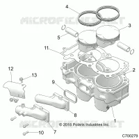 CYLINDER AND PISTON