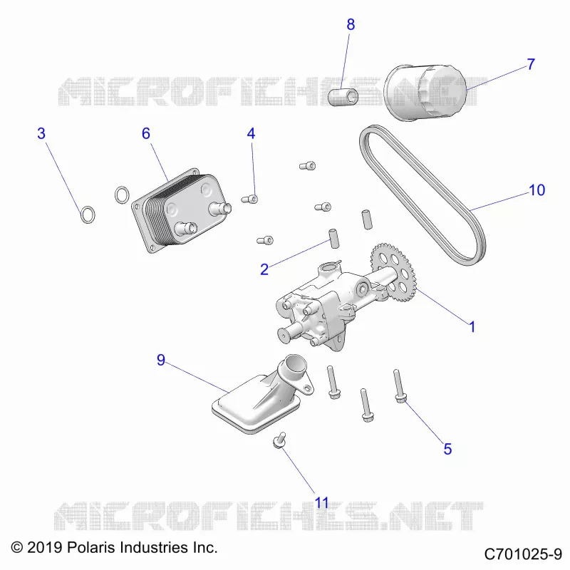 OIL PUMP AND OIL COOLER