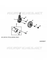 ENGINE, STATOR AND STARTING MOTOR