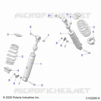 SUSPENSION, FRONT SHOCK