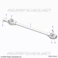 DRIVE TRAIN, FRONT PROP SHAFT
