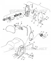 BACKREST TRAIL TOURING 0982362 AND  EUROPEAN TRAIL TOURING E982362 (4942314231A007)