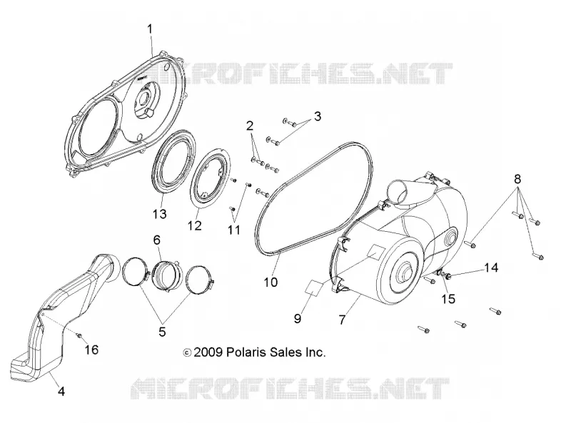 DRIVE TRAIN, CLUTCH COVER