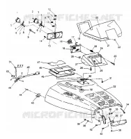 HOOD ASSEMBLY 600 XCR 0951676 (4929132913A010)